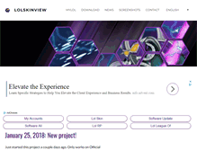 Tablet Screenshot of lolskinview.com